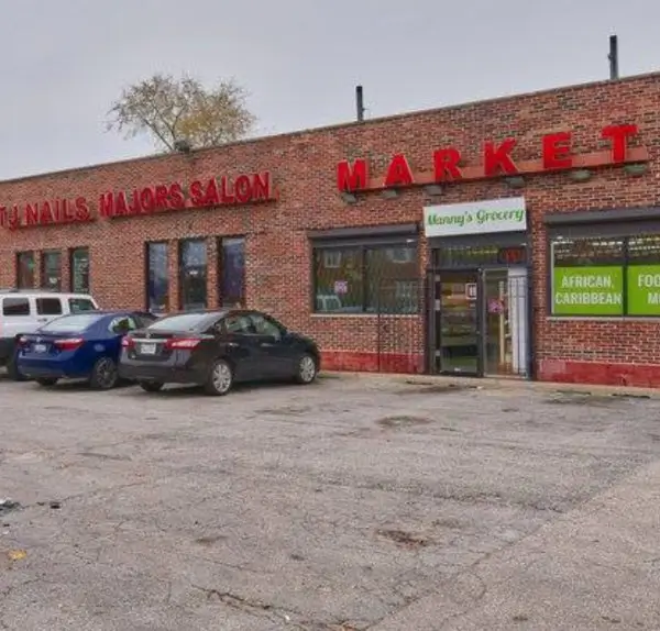parking lot of store